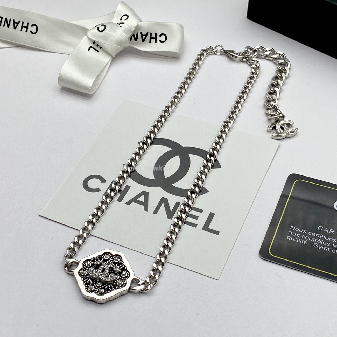 Chanel Cc Pearl Necklace (8) - www.newkick.vip